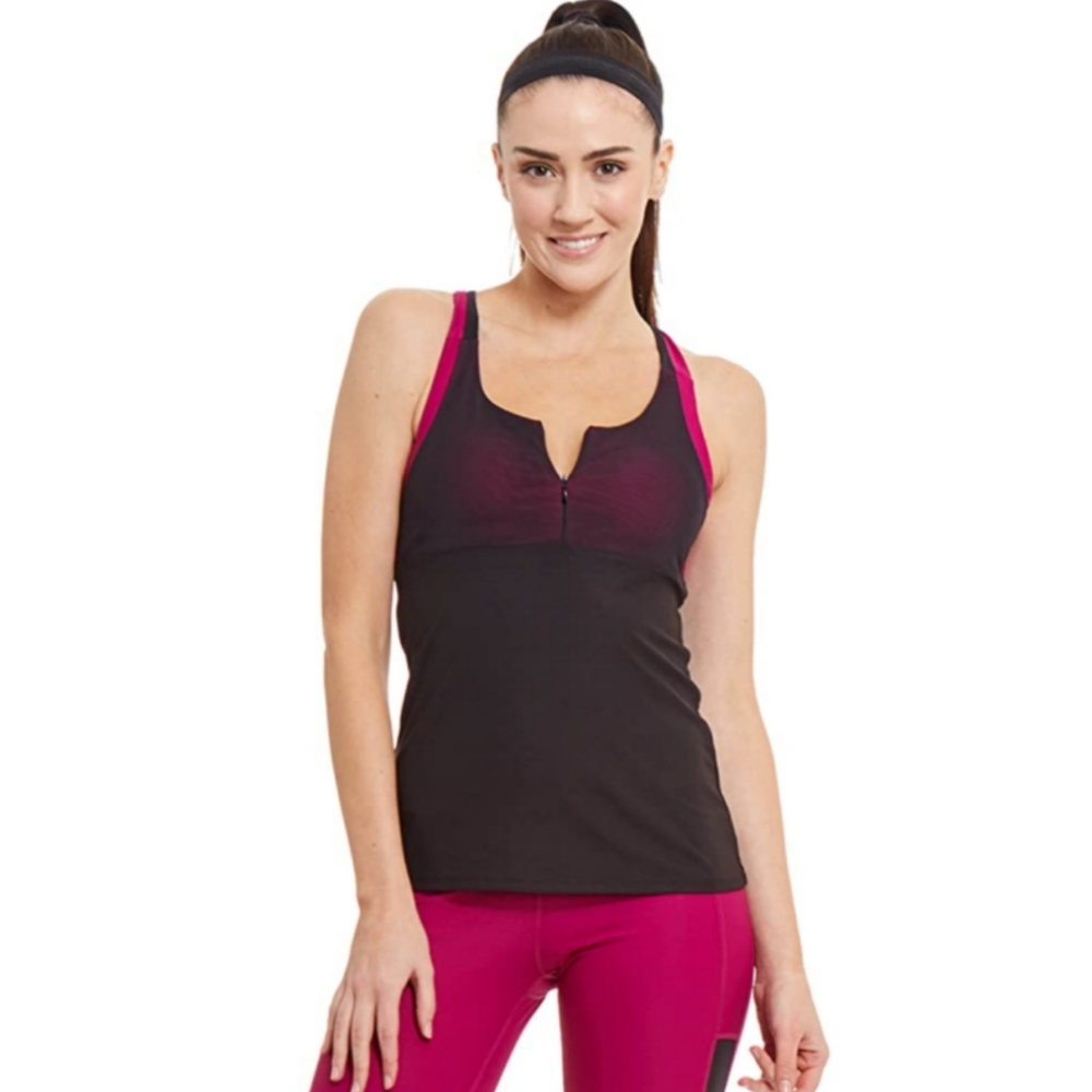 (New) KI PRO NYC Sportswear Zipper Front Shirt